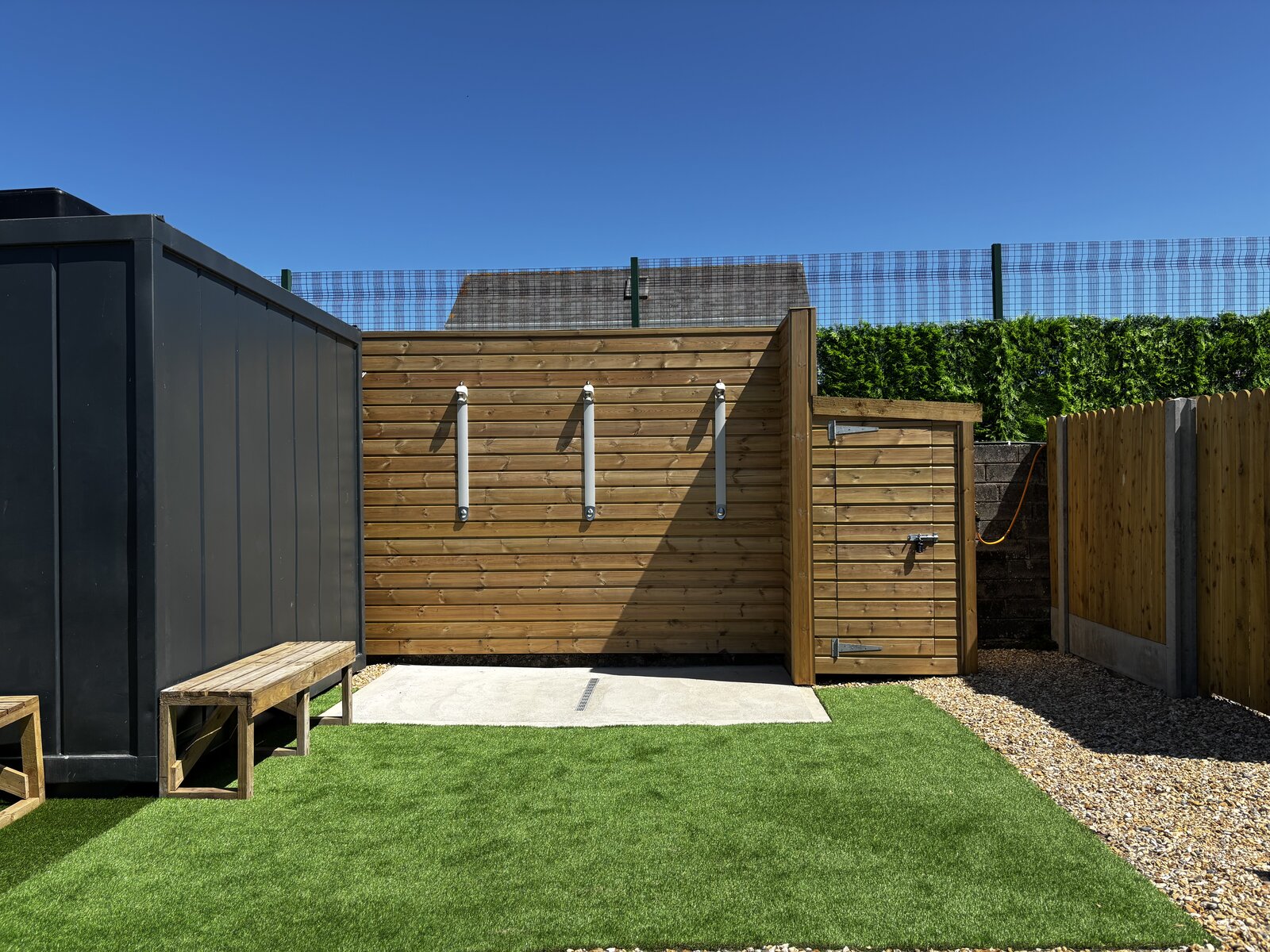 The Ardmore Water Sports base cabins where camp drop-off happens